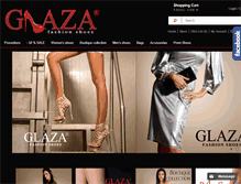 Tablet Screenshot of glaza-fashion.com